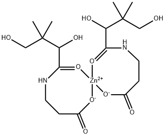 ZINCPANTOTHENATE Structure