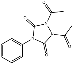 1,2-diacetyl-4-phenyl-1,2,4-triazolidine-3,5-dione,6598-47-6,结构式