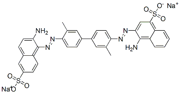 disodium 4-amino-3-[[4'-[(2-amino-6-sulphonatonaphthyl)azo]-3,3'-dimethyl[1,1'-biphenyl]-4-yl]azo]naphthalene-1-sulphonate|