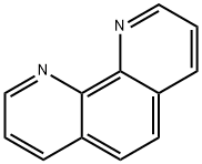 1,10-菲罗啉(无水),66-71-7,结构式
