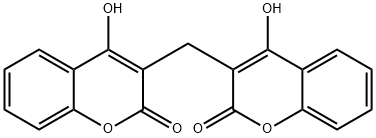 ジクマロール 化学構造式