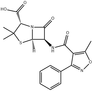 オキサシリン 化学構造式