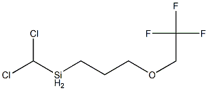 dichloromethyl[3-(2,2,2-trifluoroethoxy)propyl]silane  Structure