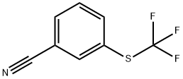 3-(三氟甲基硫代)苯甲腈,660-44-6,结构式