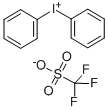 二苯基三氟甲磺酸碘, 66003-76-7, 结构式