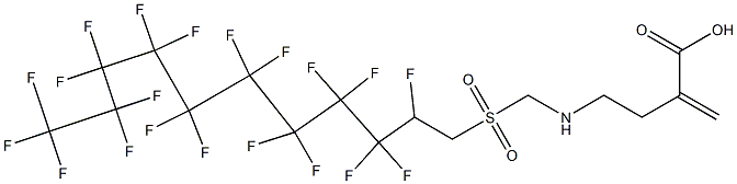 2-[[(2,2,3,3,4,4,5,5,6,6,7,7,8,8,9,9,10,10,11,11,11-icosafluoroundecyl)sulphonyl]methylamino]ethyl acrylate|