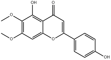 蓟黄素,6601-62-3,结构式