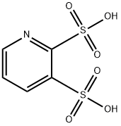 PYRIDINE-2,3-DISULFONIC ACID Structure