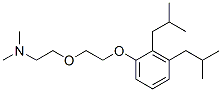 N-[2-[2-[bis(2-methylpropyl)phenoxy]ethoxy]ethyl]-N,N-dimethylamine Struktur