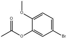 酢酸5-ブロモ-2-メトキシフェニル 化学構造式