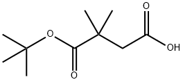 4-(叔丁氧基)-3,3-二甲基-4-氧代丁酸,660423-00-7,结构式