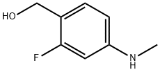 Benzenemethanol, 2-fluoro-4-(methylamino)- (9CI) 结构式