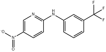2-[N-(3-trifluoromethylphenyl)amino]-5-nitropyridine Structure