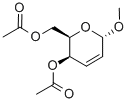 Methyl 4,6-Di-O-acetyl-2,3-dideoxy-a-D-threo-hex-2-enopyranoside,6605-29-4,结构式