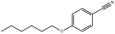 对(己氧基)苯甲腈,66052-06-0,结构式