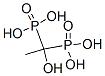 (1-hydroxy-1-phosphono-ethyl)phosphonic acid Structure