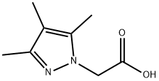 (3,4,5-TRIMETHYL-PYRAZOL-1-YL)-ACETIC ACID Struktur