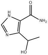 1H-Imidazole-4-carboxamide, 5-(1-hydroxyethyl)- (9CI) Struktur