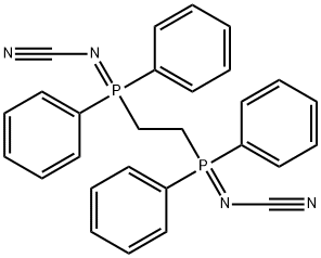 Ethylenebis[bisphenyl(cyanoimino)phosphorane] Struktur