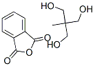 1,2-Benzenedicarboxylic anhydride, trimethylolethane, cottonseed oil f atty acids polymer Struktur