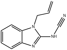 Cyanamide, [1-(2-propenyl)-1H-benzimidazol-2-yl]- (9CI) 结构式