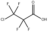 3-CHLOROTETRAFLUOROPROPIONIC ACID Structure