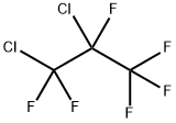 1,1,1,2,3,3-ヘキサフルオロ-2,3-ジクロロプロパン 化学構造式