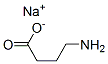 4-アミノ酪酸ナトリウム 化学構造式