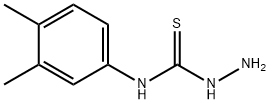 3-氨基-1-(3,4-二甲基苯基)硫脲,6610-33-9,结构式