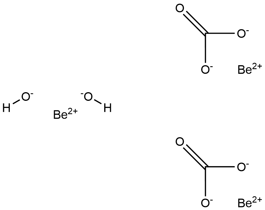 Berylliumoxide carbonate Structure