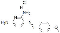 3-[(4-methoxyphenyl)azo]pyridine-2,6-diamine monohydrochloride|