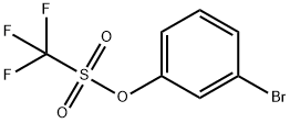 3-Bromophenyl trifluoromethanesulphonate Structure