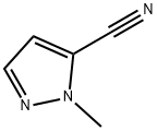 1-Methyl-1H-pyrazole-5-carbonitrile 化学構造式