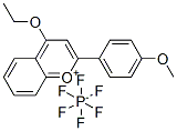 4-ethoxy-2-(4-methoxyphenyl)-1-benzopyrylium hexafluorophosphate(1-),66142-19-6,结构式