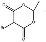 5-BroMo-2,2-diMethyl-1,3-dioxane-4,6-dione Structure
