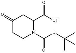 661458-35-1 (R)-1-BOC-4-哌啶酮-2-甲酸