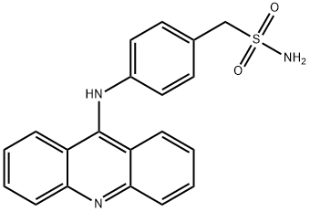 p-(9-Acridinylamino)phenylmethanesulfonamide 结构式