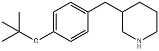 3-[[4-(1,1-DIMETHYLETHOXY)PHENYL]METHYL]-PIPERIDINE,661470-64-0,结构式