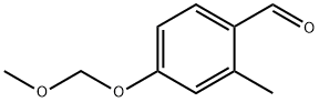 Benzaldehyde, 4-(methoxymethoxy)-2-methyl- (9CI) Structure