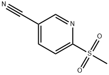 6-(METHYLSULFONYL)NICOTINONITRILE,66154-68-5,结构式