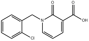 1-(2-CHLOROBENZYL)-2-OXO-1,2-DIHYDRO-3-PYRIDINECARBOXYLIC ACID Struktur