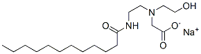 sodium N-(2-hydroxyethyl)-N-[2-[(1-oxododecyl)amino]ethyl]glycinate