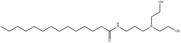 N-[3-[bis(2-hydroxyethyl)amino]propyl]myristamide,66161-64-6,结构式