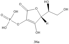 Sodium L-ascorbyl-2-phosphate Struktur