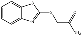 Acetamide, 2-(2-benzothiazolylthio)- (7CI,9CI) Structure