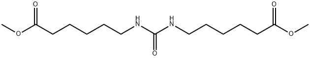 1,3-Di-(5-carbomethoxyamyl) urea Struktur
