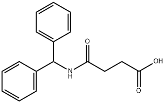 N-BENZHYDRYL-SUCCINAMIC ACID Structure