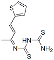 [(Z)-[(E)-4-thiophen-2-ylbut-3-en-2-ylidene]thiocarbamoyl]thiourea Structure