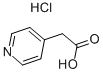 4-吡啶乙酸盐酸盐,6622-91-9,结构式