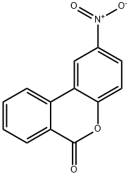 6-NITRO-3,4-BENZOCOUMARIN Structure